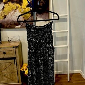 Summer strapless dress with pockets!